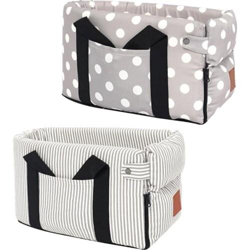 Pet Dog Car Carrier Seat Bag Basket Folding Hammock Pet Carriers Bag For Small Cat Dogs Safety Travelling Mesh Bags Pet Supplies