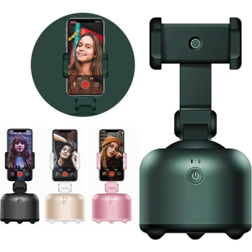 SPASH Gimbal Stabilizer 360 Rotation Auto Face Tracking Phone Selfie Stabilizer Smart AI FollowUp Photography Gimbal Stabilizer