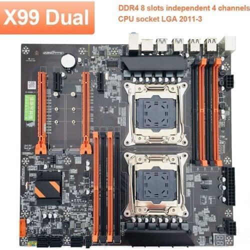 X99 CPU DDR4 Memory Game Mainboard Module Circuit Board Dual Server Computer Motherboard LGA2011-3 For Home Office