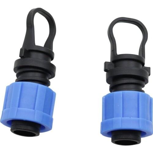 16mm Lock drip Tape plugs for Agriculture Greenhouse Drip Tape irrigation adapter garden hose connector 3 Pcs