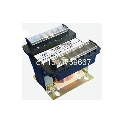 1)Input AC 380V Output AC 220V Single Phase Volt Control Transformer 50VA Power