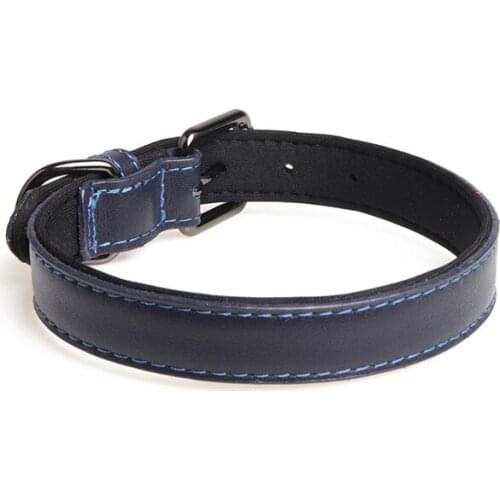 15PCS / LOT New Leather Diving Cloth Pet Collar Dog Adjustable Collar Pet Supplies