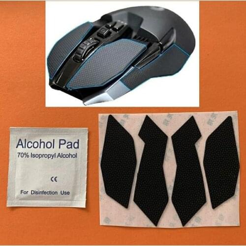2sets FOR Logitech G900 G903 mouse Anti-Slip tape mouse button on the side of the foot affixed anti sweat paste mice stickers