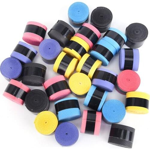 3PCS Anti-skid Sweat Absorbed Wraps Taps Badminton Grips Dry Tennis Racket Grip Racquet Vibration Overgrip Sweatband Skidproof