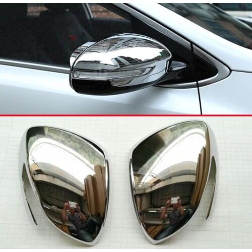 ABS Chrome Car Accessories Side Mirror Cover Trim Rear View Cap Overlay Molding Garnish For KIA Sportage 2016 2017 2018