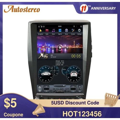 Vertical Screen Android 9 4+64G Car GPS Navigation For Ford EDGE 2015-2019 Stereo Head Unit Multimedia Player Auto Radio Carplay