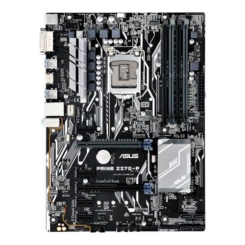 Used,ASUS PRIME Z270-P motherboard LGA 1151 DDR4 USB3.1 64GB VGA HDMI