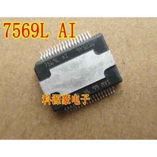 Free shipping 7569L AI TDA7569L AI power amplifier with full I2C diagnostics, high efficiency and low voltage operat 2pcs 5pcs
