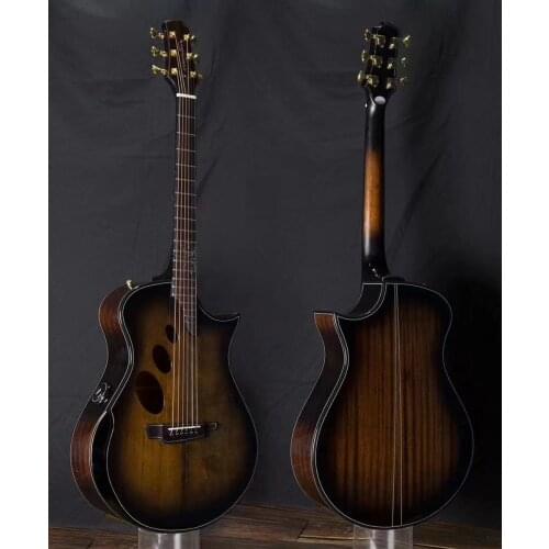 Spider SB color handcraft guitar, acoustic electric guitar,guitarra acustica