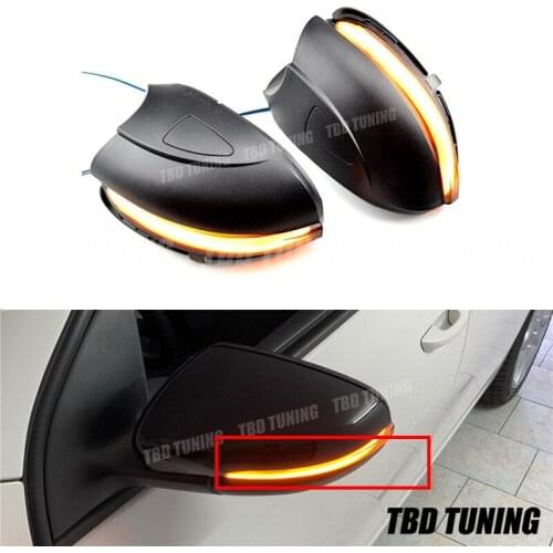 Dynamic Turn Signal Light For Volkswagen Golf MK6 For GTI 6 Side Mirror Indicator For VW Touran 2008-2015