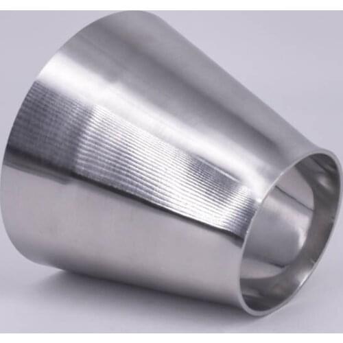 129mm 5" to 76mm 3" OD Butt Welding Reducer SUS 304 Stainless Steel Sanitary Pipe Fitting Homebrew Beer Exhaust