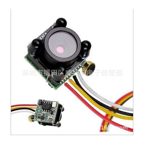 Mini Infrared Night Vision Non-luminous Surveillance Camera Miniature Video Camera Audio and Video Probe