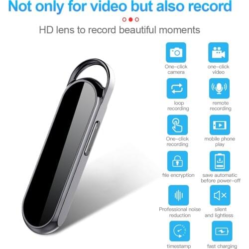 HD1080P Mini Camera DV Camcorder Pen Video Voice Recorder Wearable Outdoor Audio Sport Cop Cam