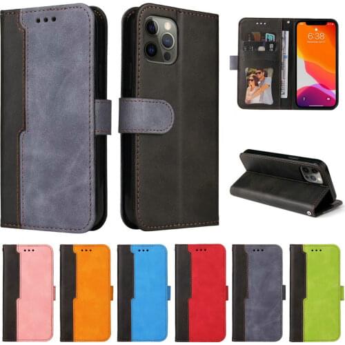 Newest Leather Case For iPhone 13 Pro Max iPhone13 Mini Shockproof Bumper Flip Stand Full Cover For iPhone 13 Mini Wallet Book