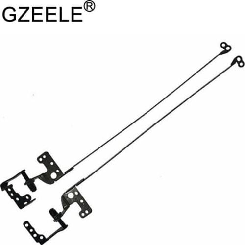 GZEELE NEW Laptop LCD Screen Hinges For Acer Aspire E1 E1-421 E1-431 E1-471 FBZQU004010 FBZQU007010 1 pair