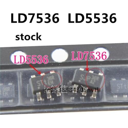 Original 5pcs/ LD7536 LD5536 “36 36R” 6 SOT23-6
