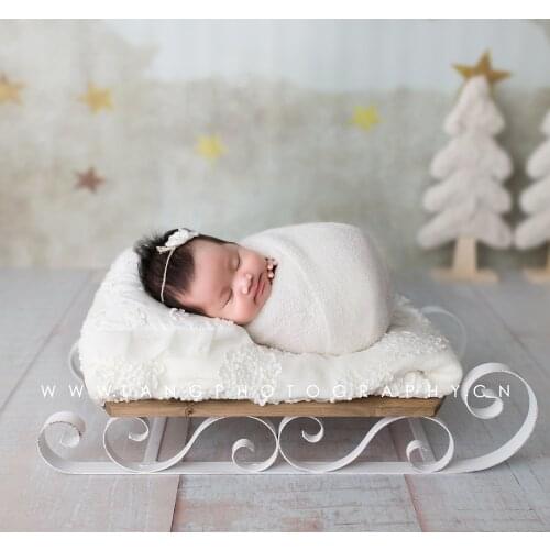 Newborn photography props baby photo creative props newborn carriage small bed props studio photo