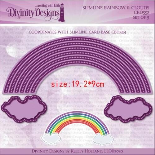 Sirius Rainbow after the rain festival Metal Cutting Dies Kits for DIY Craft Making Greeting Card Album Scrapbooking cutting die