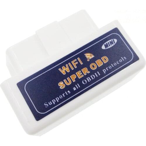 Super Mini WIFI ELM327 ElM 327 Wi-Fi V1.5 OBD2 II Car Diagnostic Tool OBD 2 Scanner Interface Supports Android/iOS/Windows