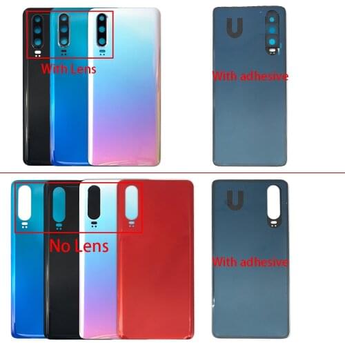 Back Door Case Battery Rear Housing Back Cover With Camera Glass For Huawei P30