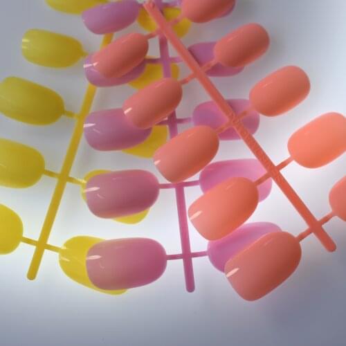 No Glue Candy Nails Packing Sale 3*24Pcs Supplying Gels DIY Nails No Double Side Taps Wholesale Simple Design