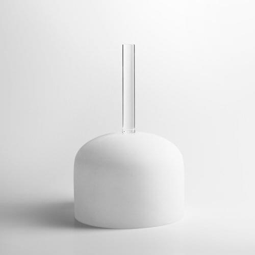 6inch quartz frosted handle crystal singing bowl with Music note