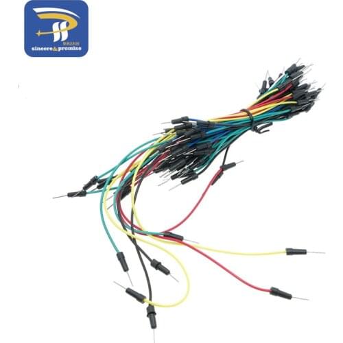 65pcs,New Solderless Flexible Breadboard Jumper Cable Wires for Arduino for breadboard