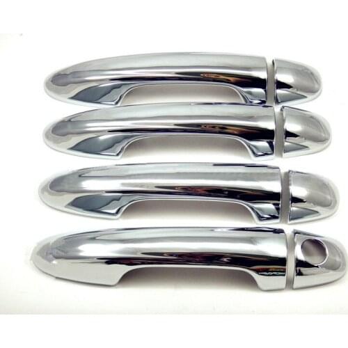 For hilux revo accessories ABS chrome door handle covers for toyota hilux revo 2015-2017 car styling for toyota hilux parts revo