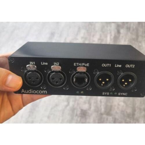 Audiocom Dante AES67 Audio Network Transmission Interface Box
