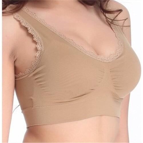 Free shipping/ Milana Bra Lace Sport Bra With Lace And Pads Underwear