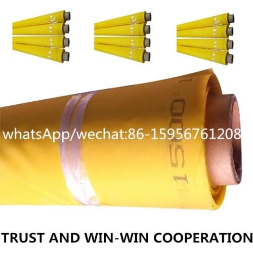 Free shipping!!! Yellow 120T-34um-127cm-30mts monofilament silk screen printing mesh