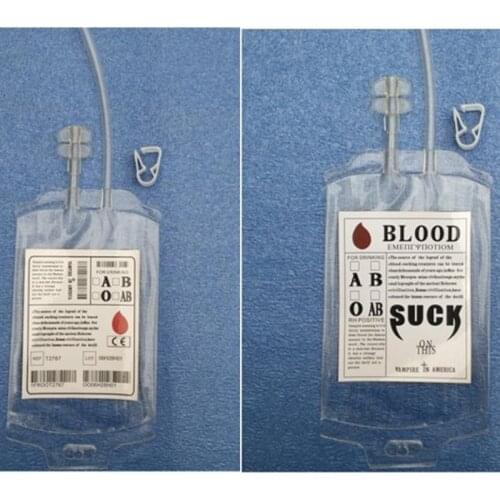 Diffuse Drink Halloween Dress Up Vampire Diaries COS Blood Bag Drink Bag Creative Juice Packing Bag