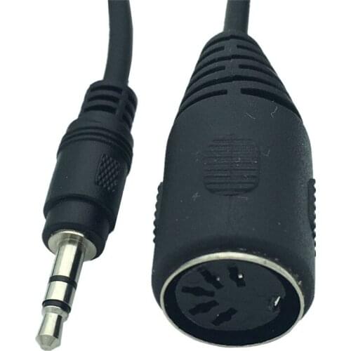 DIN to 3.5mm Cable 5Pin DIN Female to 3.5MM male SmartPhone AUX Headphone Stereo Jack Adapter Input Cable 0.5M 1M 1.5M
