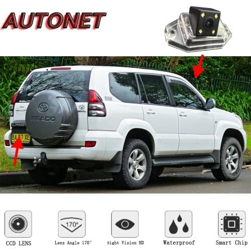 AUTONET Rear View camera For Toyota Land Cruiser Prado LC90/LC120/LC150 LC200 1996~2017/Backup Camera/license plate camera