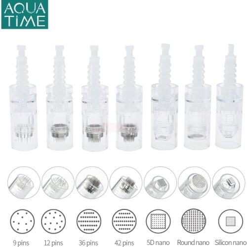 Needle Cartridges Dr Pen E30 MYM N2 M5 M7 10Pcs Bayonet Derma Pen Needle Replacement Disposable Microneedling 9 12 36 42 Nano