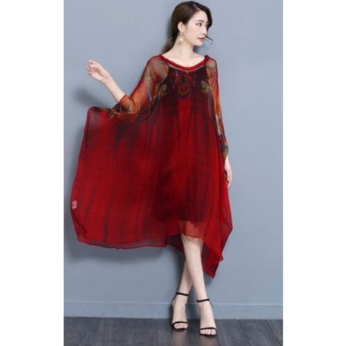 Kez Keer Summer Dresses With Sleeves