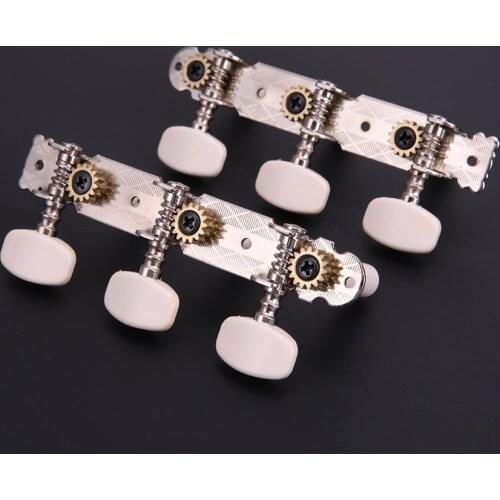 2Pcs 3L 3R Classical Guitar String Tuning Pegs Tuners Professional Machine Heads Tuners Keys Guitar Part Parts Accessories