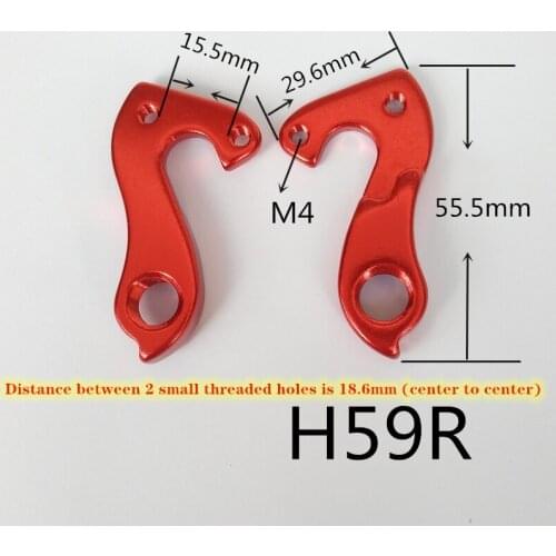 2pc Bicycle rear derailleur hanger For Avanti Cadent CEEPO EMC Fuji Jamis Norco Pinarello Dogma Univega Stevens MTB MECH dropout