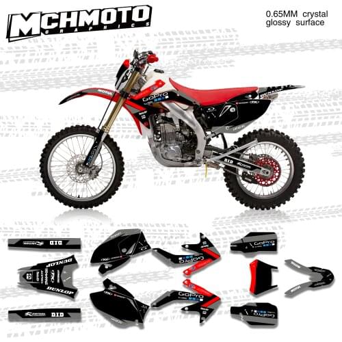 MCHMFG Graphics Kit for Honda 05-07 08-18 CRF450X 2005 2006 2007 2008 2018 Motocross Decals