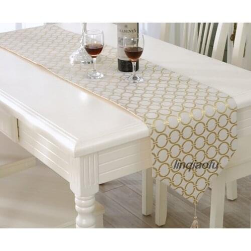 New simple and modern European-style table runner, stylish tablecloth coffee table dinner flag