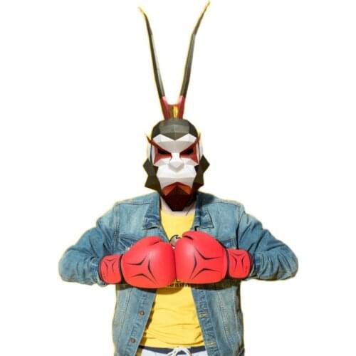 Festival Party Decoration Mask Halloween All-Day Saint Monkey Animal Paper Mold Head Cover Handmade DIY Funny Adult Mask Cos