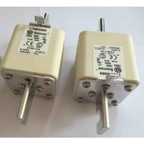 Fuses: 170M5988 630A 1000V / 170M5989 700A 1000V aR