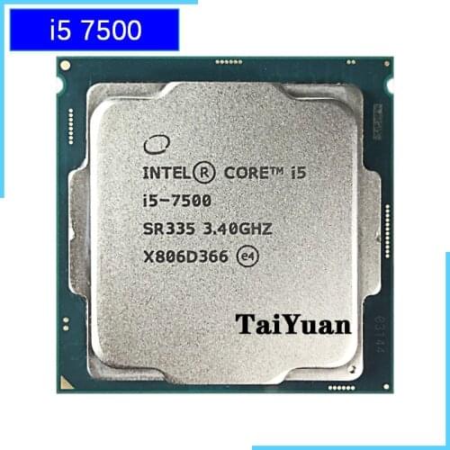 Intel Core i5-7500 i5 7500 3.4 GHz Quad-Core Quad-Thread CPU Processor 6M 65W LGA 1151