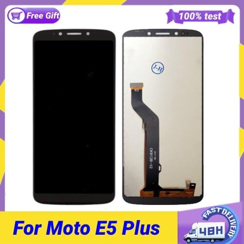 Tested New LCD For Moto E5 Plus LCD Display Screen For Moto E5Plus XT1924 Display LCD Screen Touch Digitizer Assembly