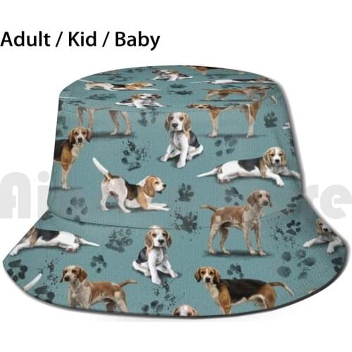 The Beagle Sun Hat Foldable UV Protection Beagle Beagle Hunting Working Show Dog Puppy Pattern Gundog Kennel Club Kc Akc