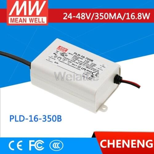 MEAN WELL original PLD-16-350B 48V 350mA meanwell PLD-16 48V 16.8W Single Output LED Switching Power Supply