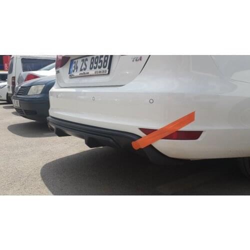 VW Jetta MK6 For Sport Rear Tail 2010 - 2017 Jetta R For Still Diffuser Lip Plastic