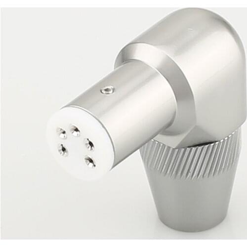 Viborg LP106R 5 Pin Turntable Female DIN plug Rhodium Plated Right Angled tonearm connector Vinyl Connector