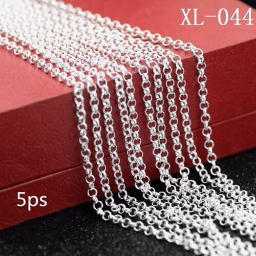 Walerv 5pcs 16-30Inche Shape Necklace Semicircle Shape Fashion Jewelry Female Pearl Necklace Women Necklace Wholesale