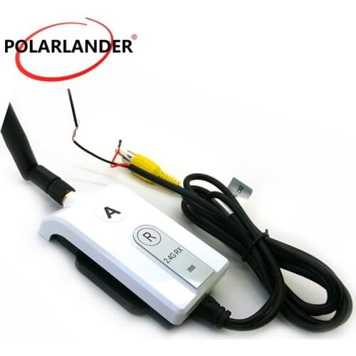 200m Range AV Cable Reversing Rear View Backup Camera Car Video Monitor For Truck 2.4G Wireless Transmitter and Receiver